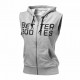 Толстовка Better Bodies Athletic S/L Hood, Grey Melange